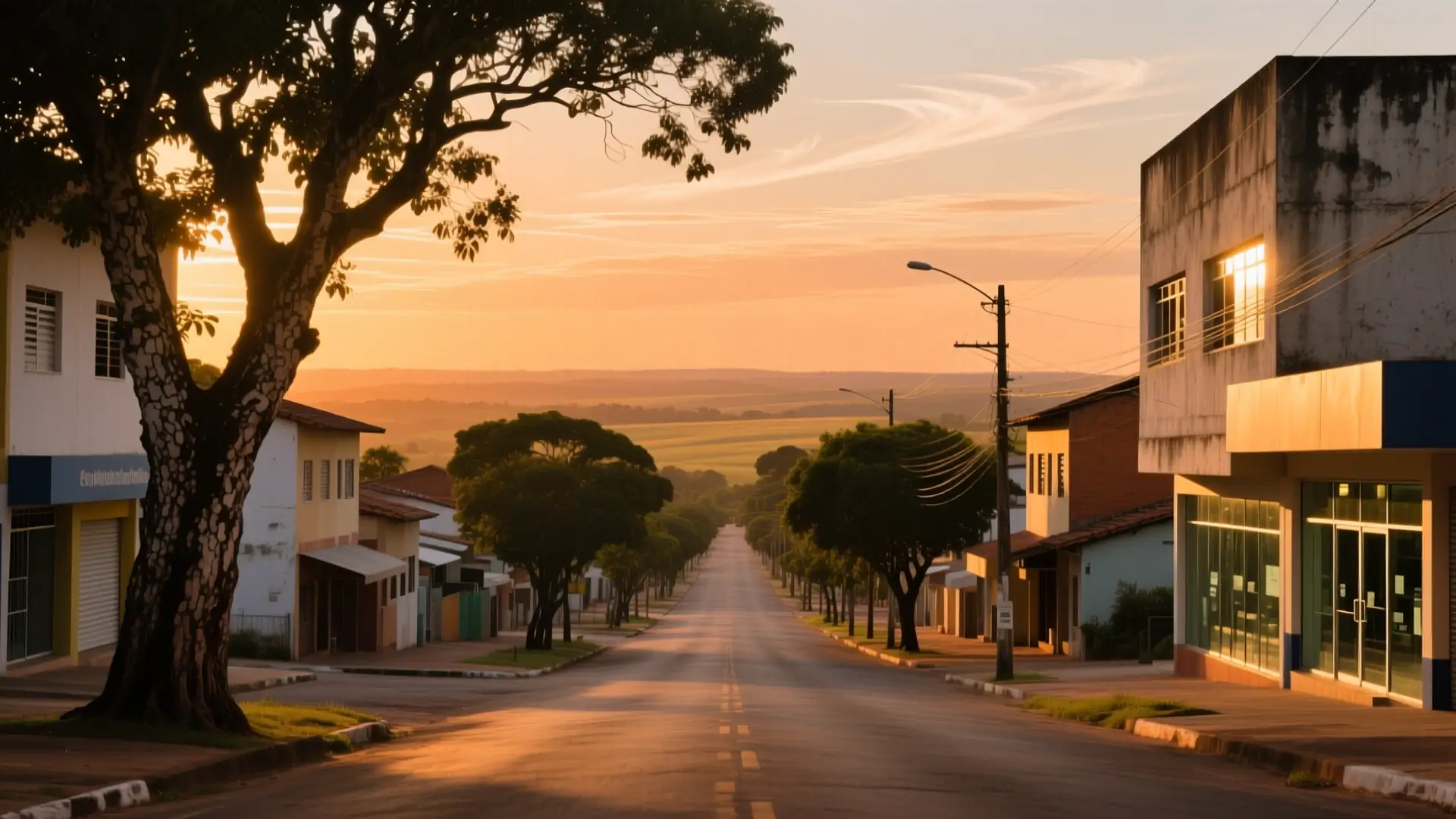 Ilustração de uma avenida de Aparecida de Goiânia em Aparecida de Goiânia, GO, na página sobre médico para emagrecer em Aparecida de Goiânia.
