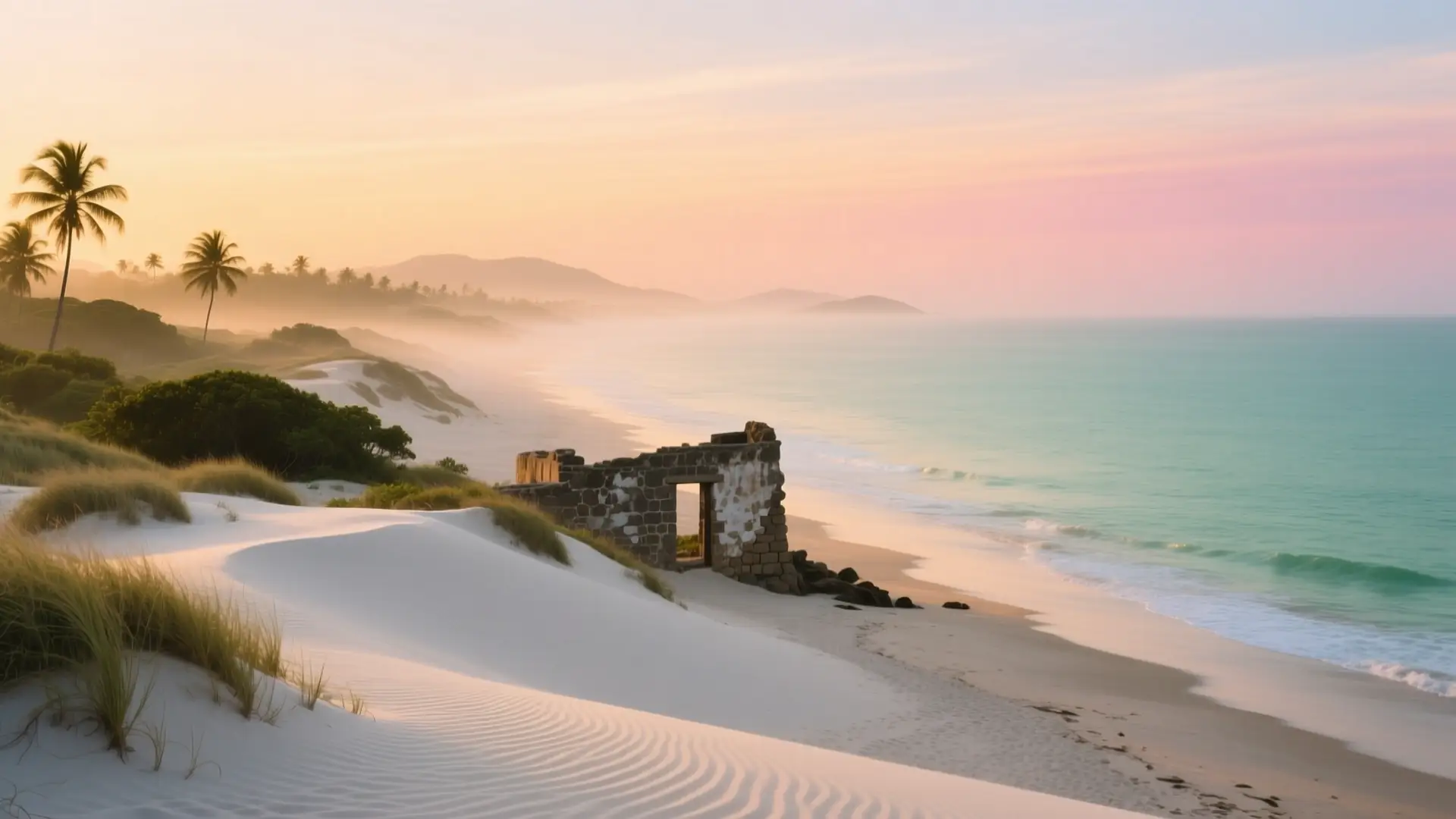 Ilustração da Praia do Forte com a areia branca em Cabo Frio, RJ, na página sobre médico para emagrecer em Cabo Frio.