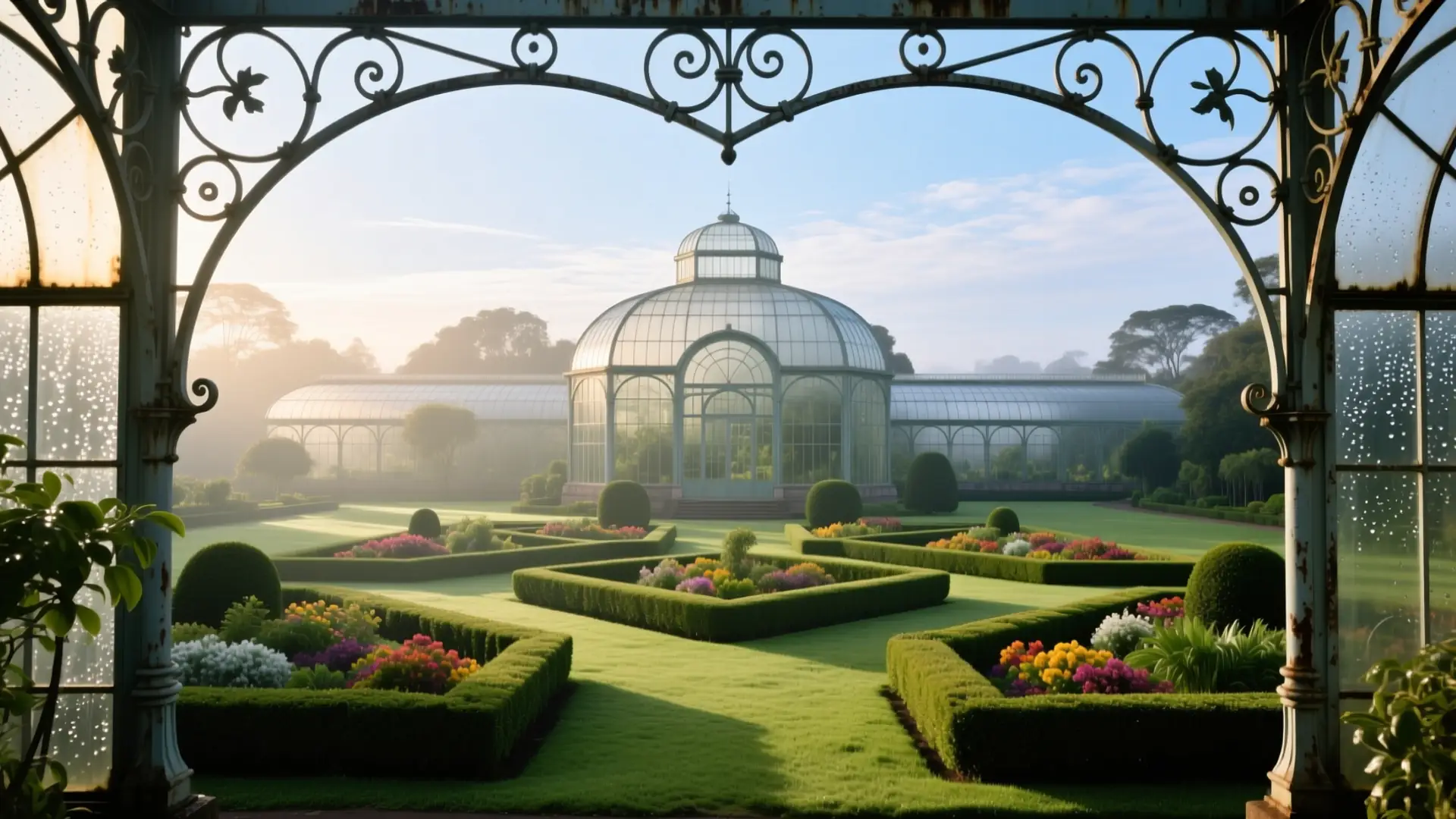 Ilustração da estufa do Jardim Botânico de Curitiba em Curitiba, PR, na página sobre médico para emagrecer em Curitiba.